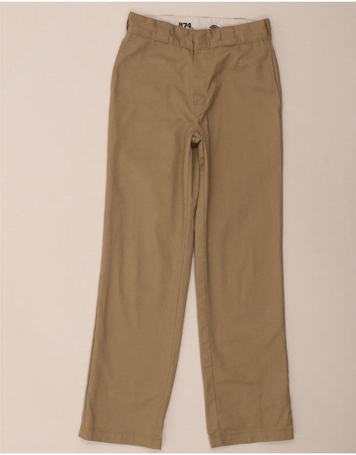 DICKIES Mens 874 Straight Chino Trousers W27 L31  Beige