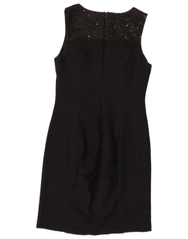 CALVIN KLEIN Womens Sleeveless Sheath Dress US 8 Medium Black