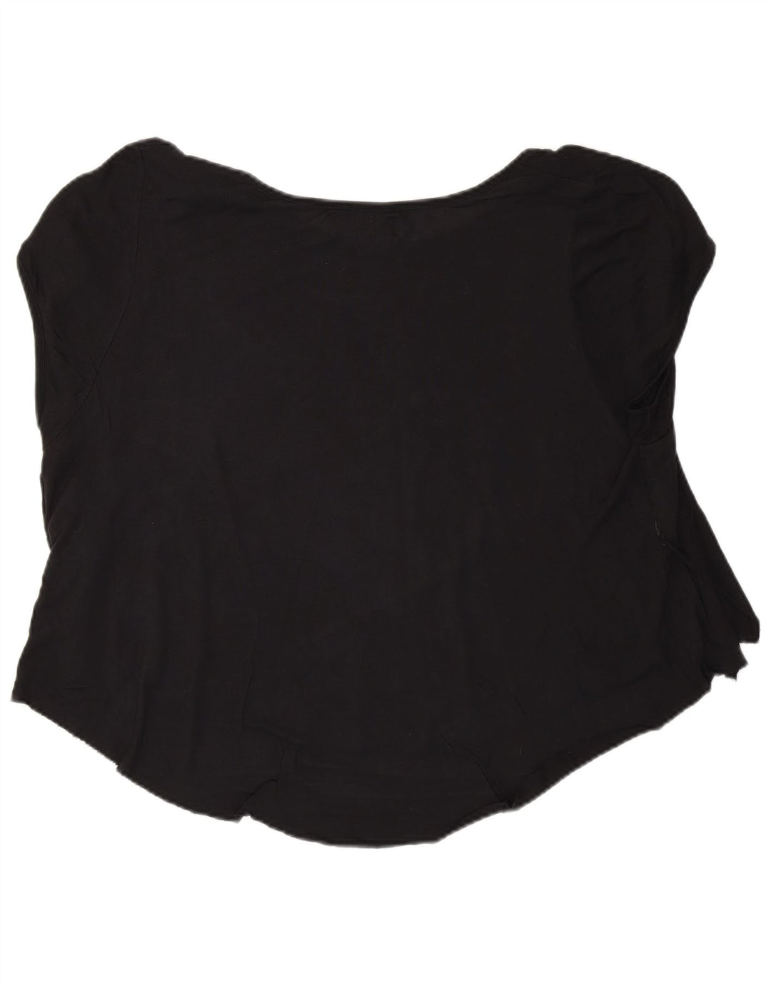 Diesel Womens Graphic T-Shirt Top UK 16 Large Black Viscose