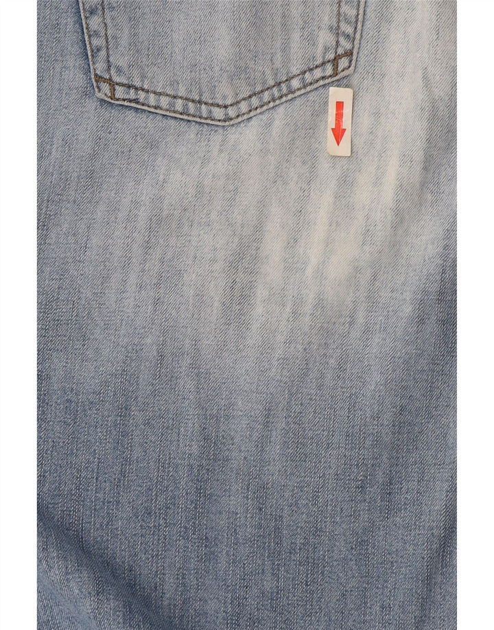 Armani Womens Bootcut Jeans W29 L32 Blue Cotton