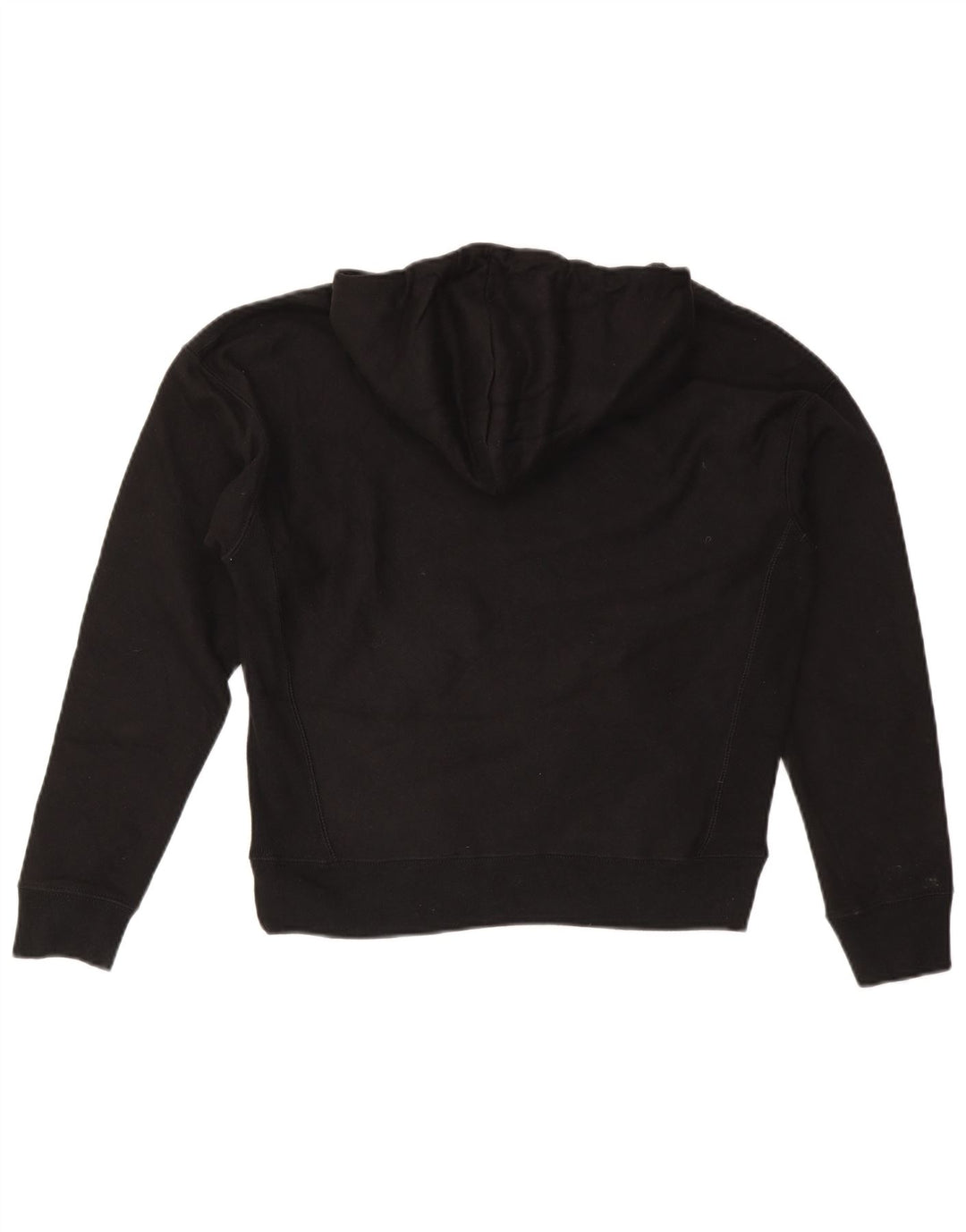 Champion Womens Hoodie Jumper UK 14 Medium Black Cotton