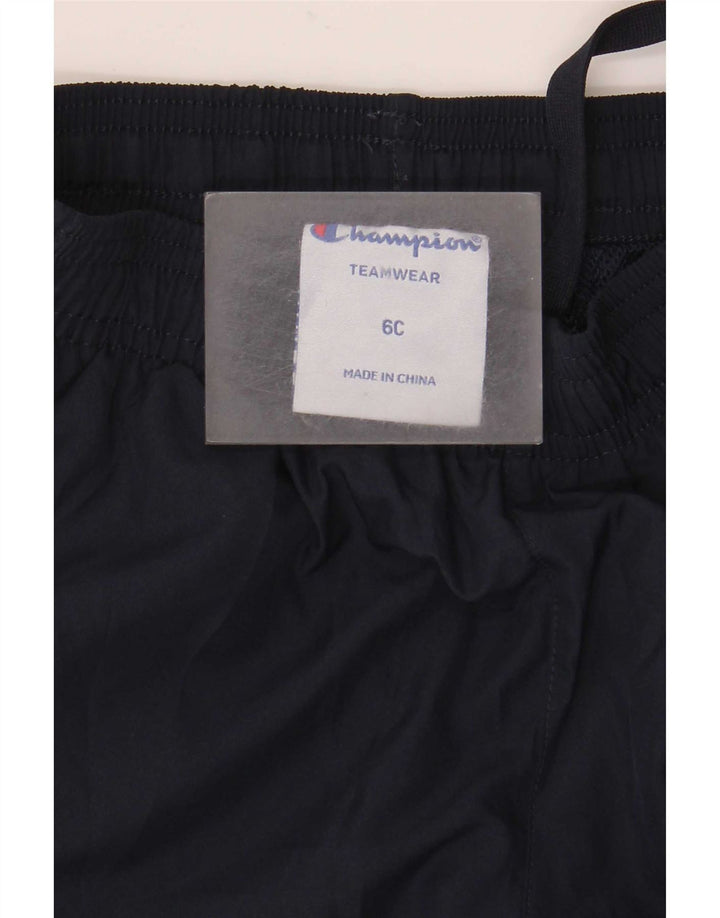 Champion Boys Tracksuit Trousers 5-6 Years Navy Blue Polyester