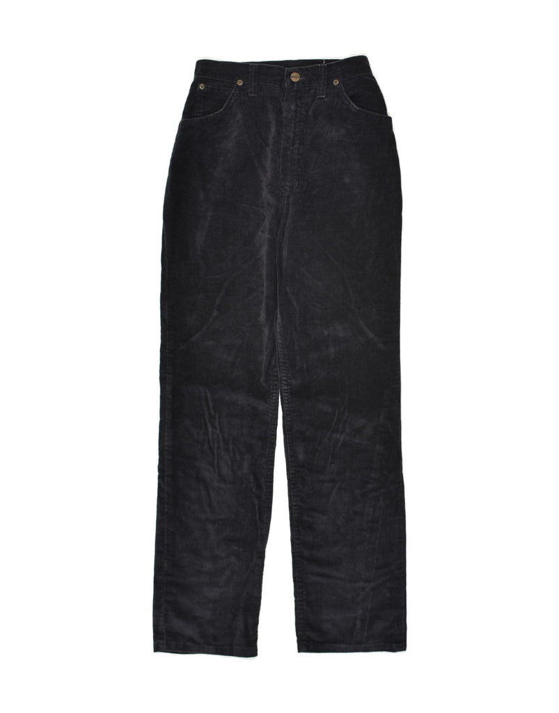 WRANGLER Girls Straight Corduroy Trousers 8-9 Years W24 L30  Navy Blue | Vintage Wrangler | Thrift | Second-Hand Wrangler | Used Clothing | Messina Hembry 