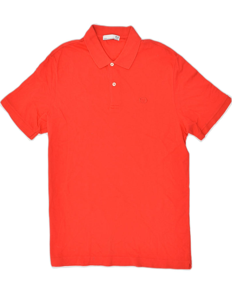 SERGIO TACCHINI Mens Polo Shirt Medium Red | Vintage Sergio Tacchini | Thrift | Second-Hand Sergio Tacchini | Used Clothing | Messina Hembry 
