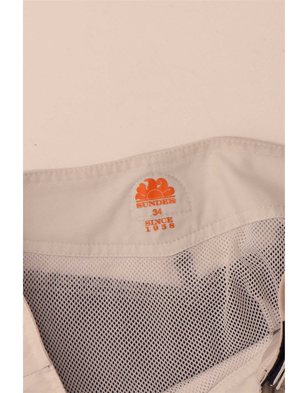 Sundek Mens Graphic Swimming Shorts Large Navy Blue Colourblock