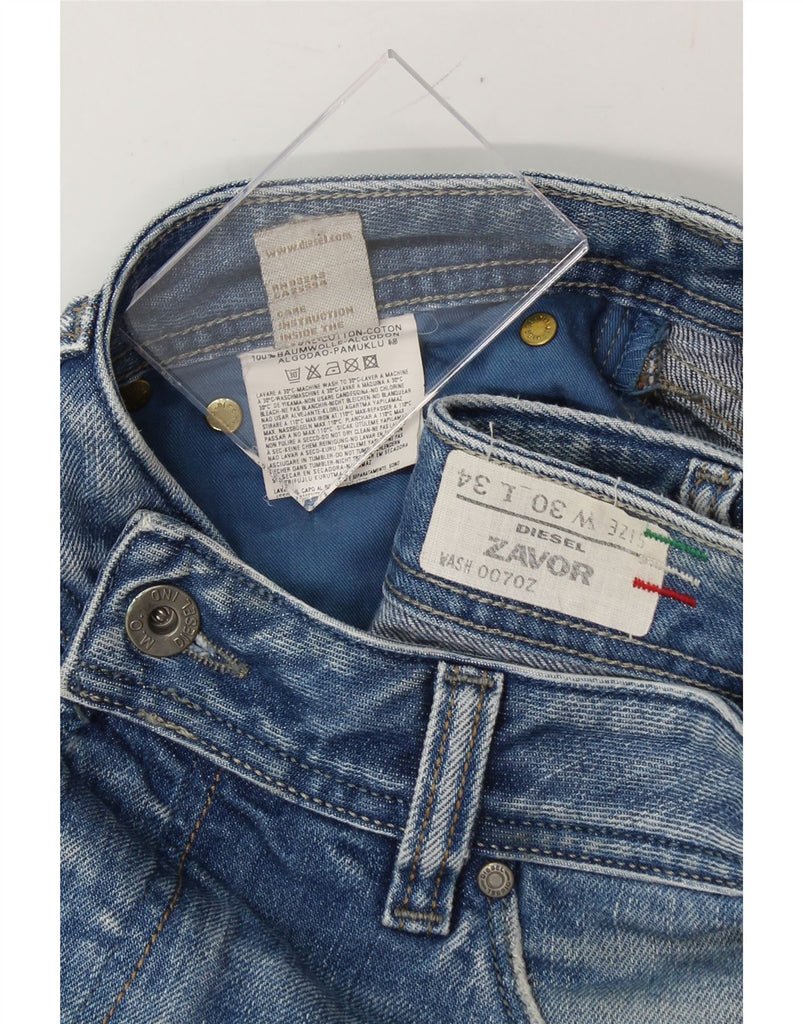 DIESEL Mens Zavor Straight Jeans W30 L29 Blue Cotton Vintage Diesel and Second-Hand Diesel from Messina Hembry 