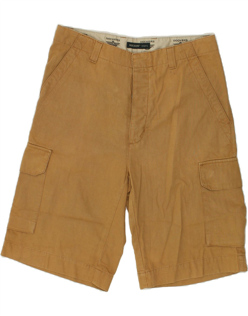 DOCKERS Mens Cargo Shorts W34 Large  Brown | Vintage Dockers | Thrift | Second-Hand Dockers | Used Clothing | Messina Hembry 