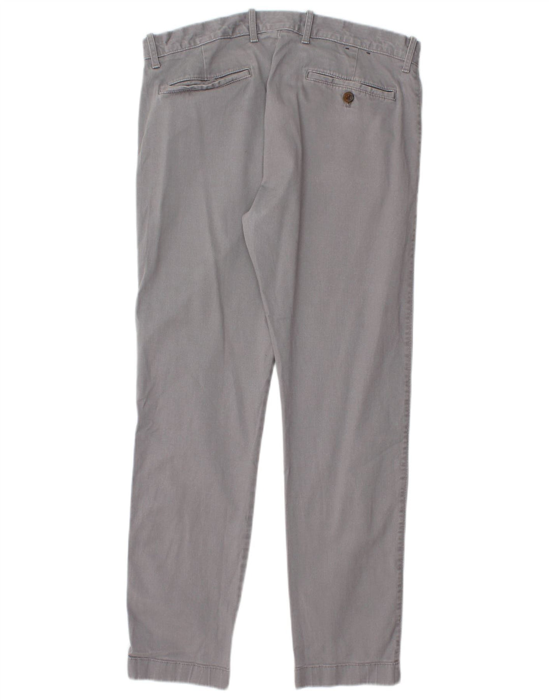 J. CREW Mens Slim Chino Trousers W32 L28 Grey Cotton