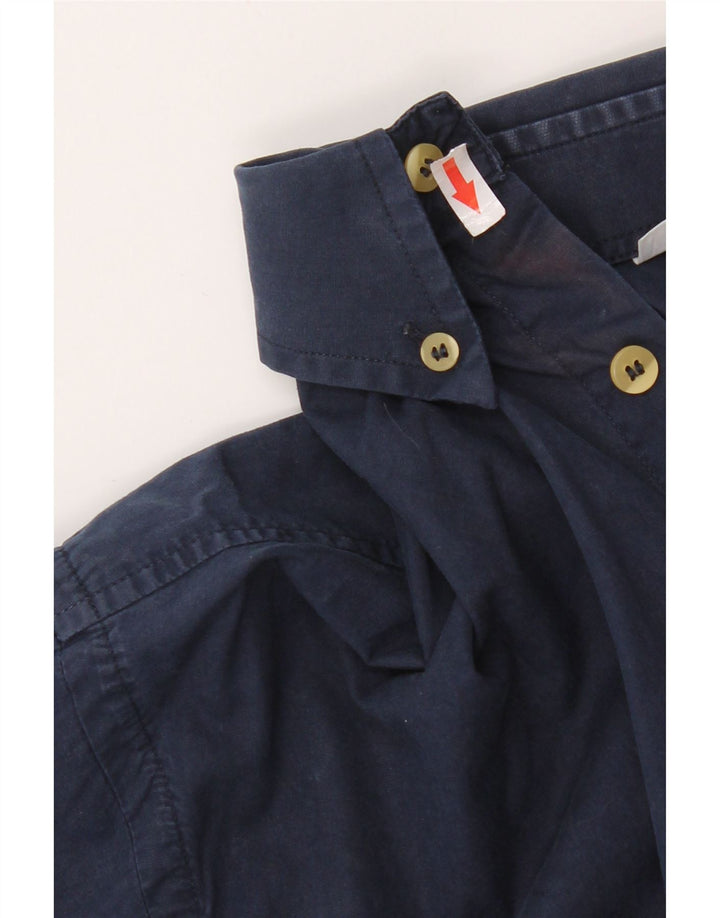Think Pink Mens Shirt XL Navy Blue Cotton