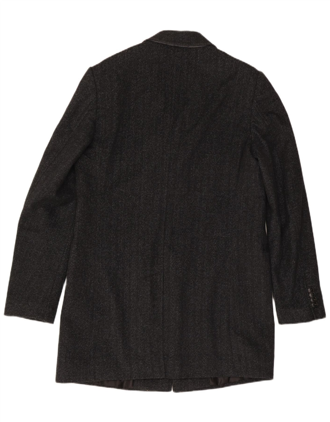 Benetton Mens Overcoat UK 36 Small Grey