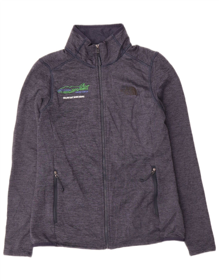 The North Face Womens Tracksuit Top Jacket UK 10 Small Navy Blue Polyester