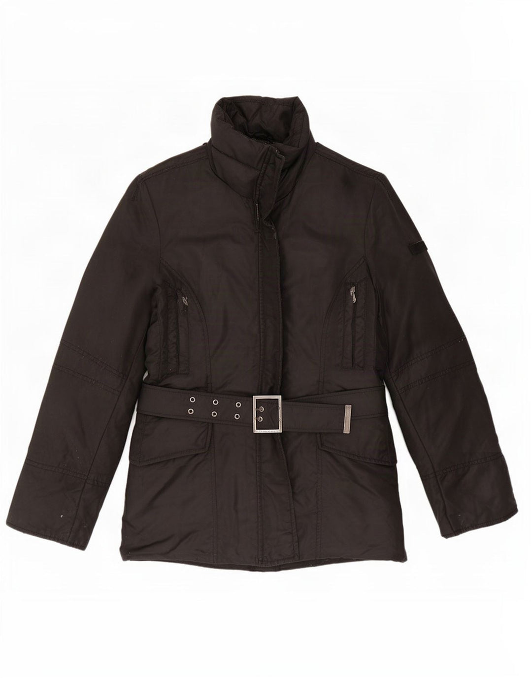 PEUTEREY Womens Padded Jacket IT 44 Medium Black Nylon