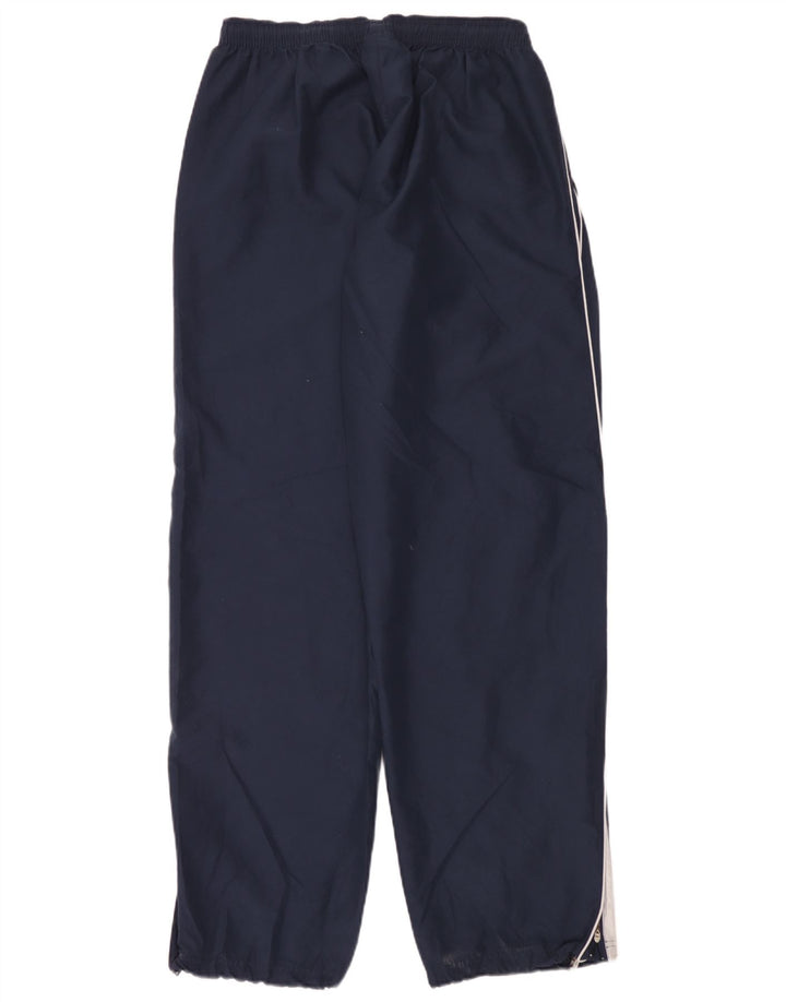 Reebok Mens Graphic Tracksuit Trousers Large Navy Blue Polyester