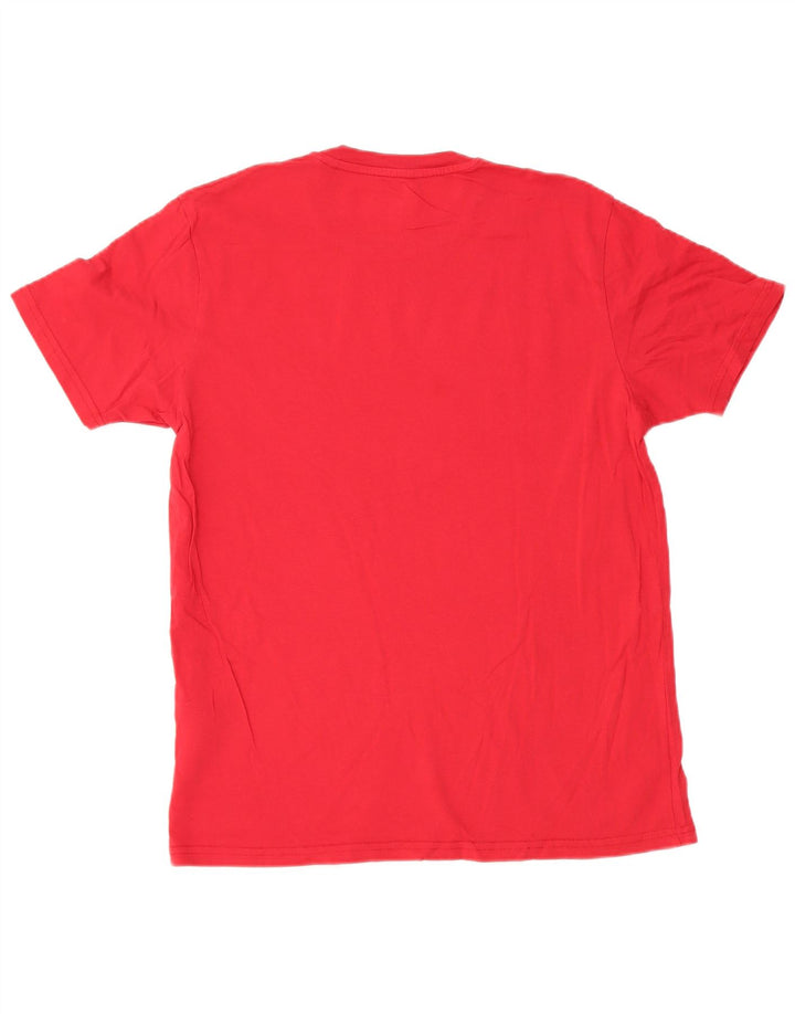 Alpha Industries Mens T-Shirt Top Medium Red Cotton