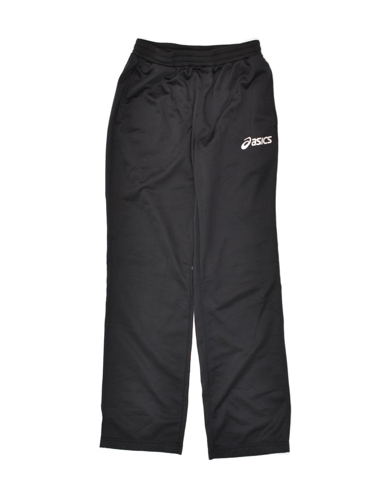 ASICS Boys Tracksuit Trousers 10-11 Years Black | Vintage Asics | Thrift | Second-Hand Asics | Used Clothing | Messina Hembry 