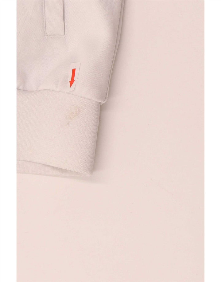 Ellesse Mens Tracksuit Top Jacket Small White Polyester Sports