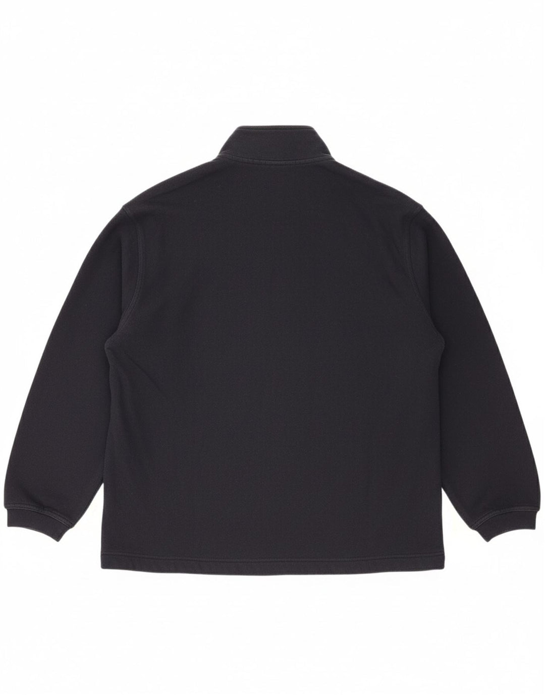PUMA Mens Zip Neck Sweatshirt Jumper Medium Navy Blue Cotton