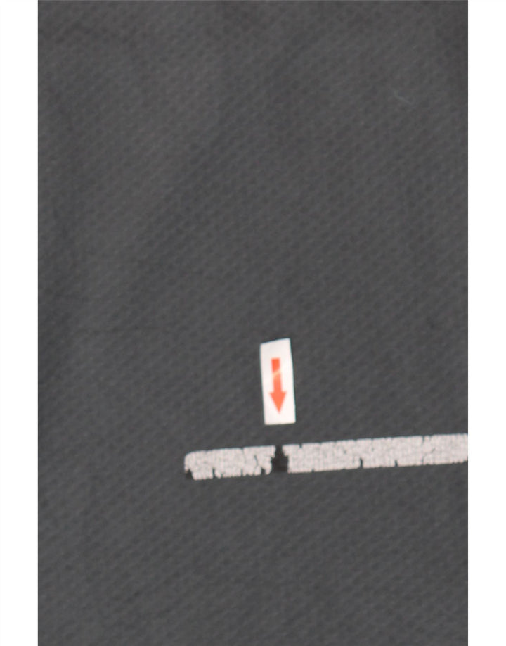 Russell Athletic Mens Dri-Power Hoodie Jumper Large Grey Polyester