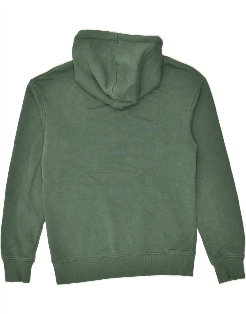 JACK & JONES Mens Graphic Hoodie Jumper XS Green Cotton | Vintage Jack & Jones | Thrift | Second-Hand Jack & Jones | Used Clothing | Messina Hembry 