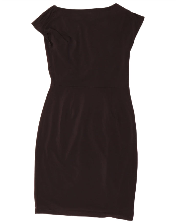 Marks & Spencer Womens Sheath Dress UK 12 Medium Black