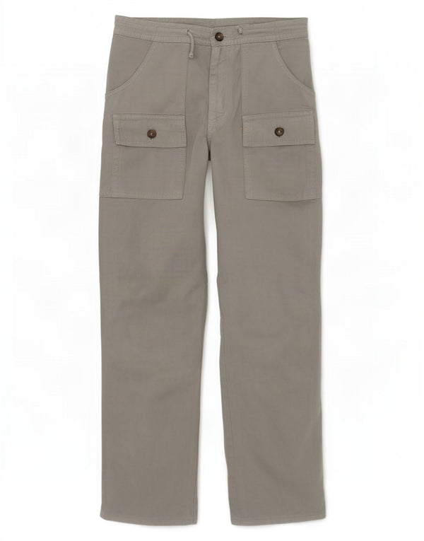 Carrera Boys Straight Cargo Trousers 9-10 Years W24 L28 Grey Cotton