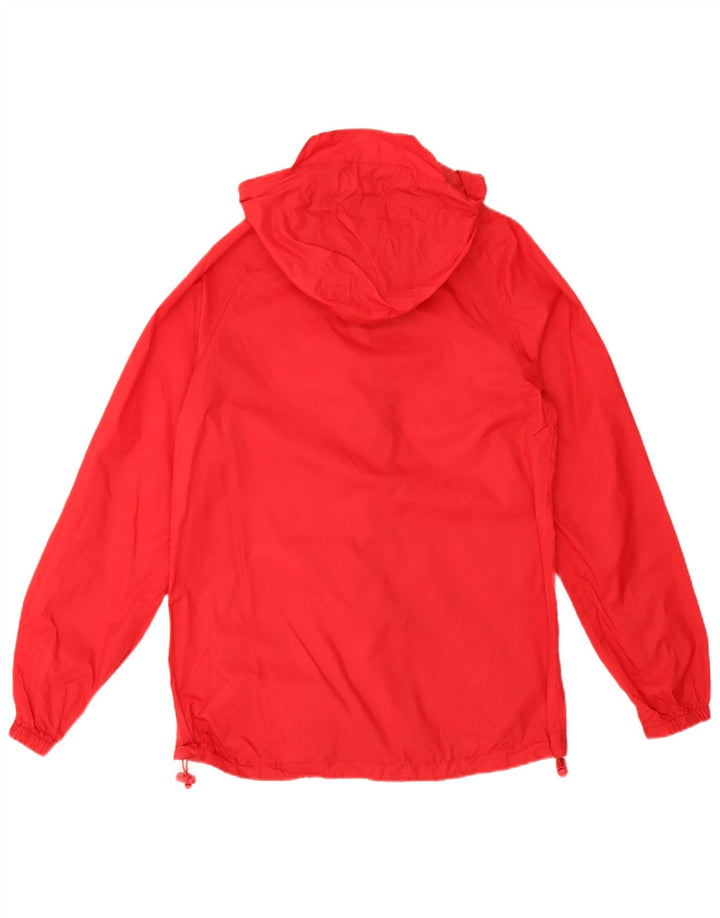 Mountain Warehouse Womens Hooded Rain Jacket UK 8 Small Red Nylon