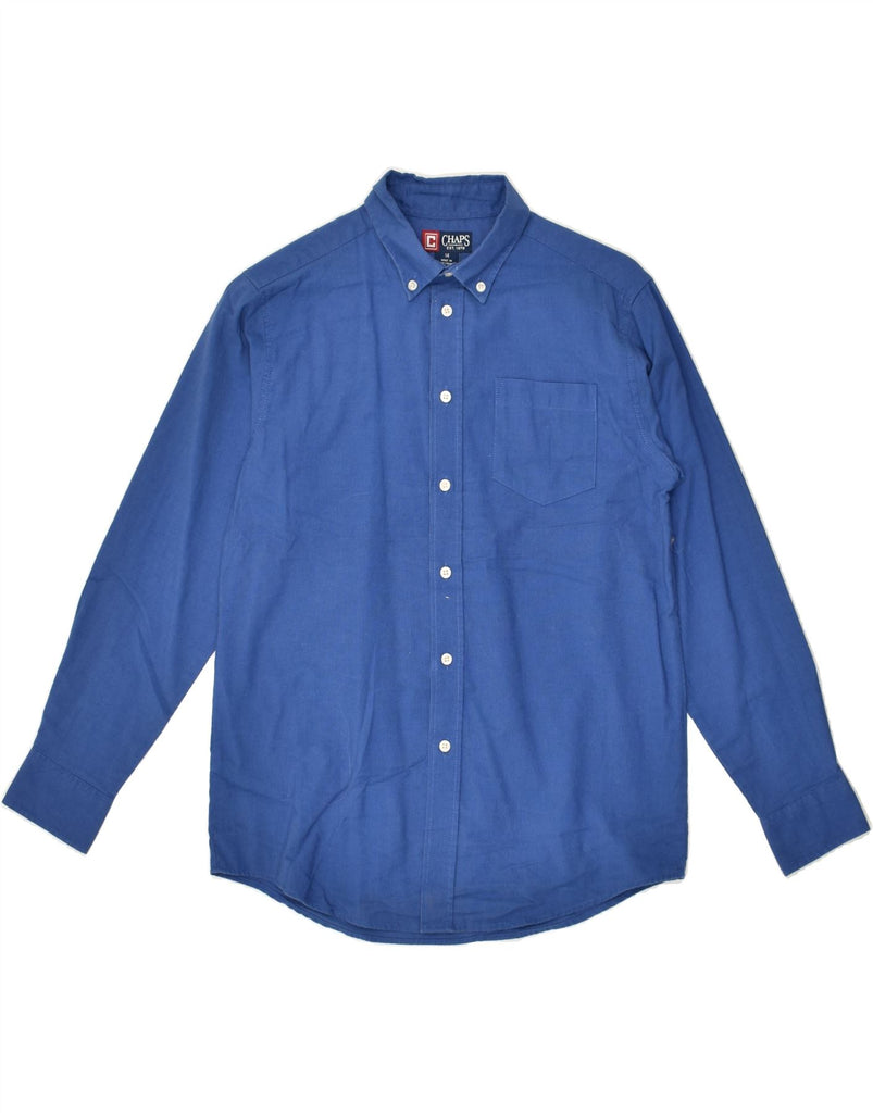 CHAPS Boys Shirt 13-14 Years Blue Cotton | Vintage Chaps | Thrift | Second-Hand Chaps | Used Clothing | Messina Hembry 