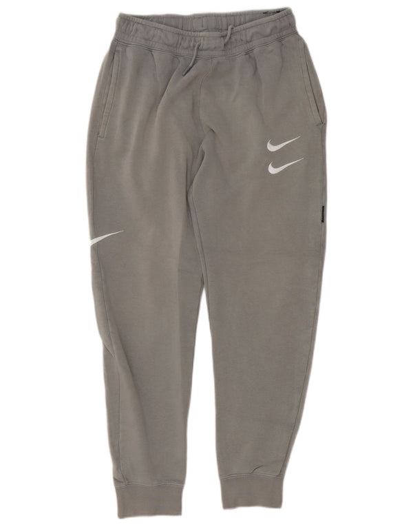 Nike Mens Graphic Tracksuit Trousers Joggers Small Grey Cotton
