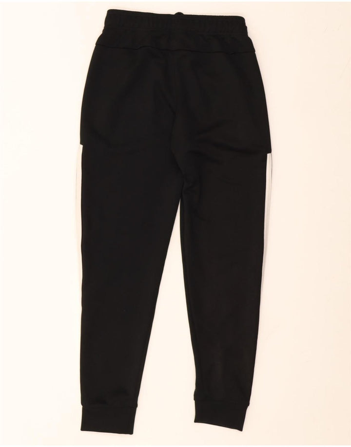 Adidas Boys Tracksuit Trousers Joggers 11-12 Years  Black Polyester