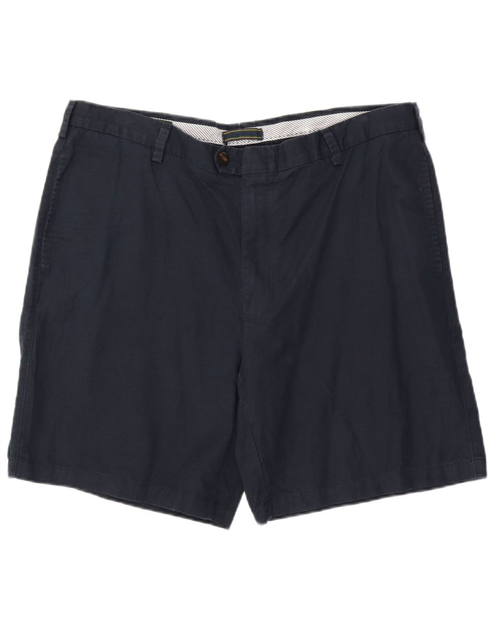 ORVIS Mens Chino Shorts W40 XL Navy Blue Cotton
