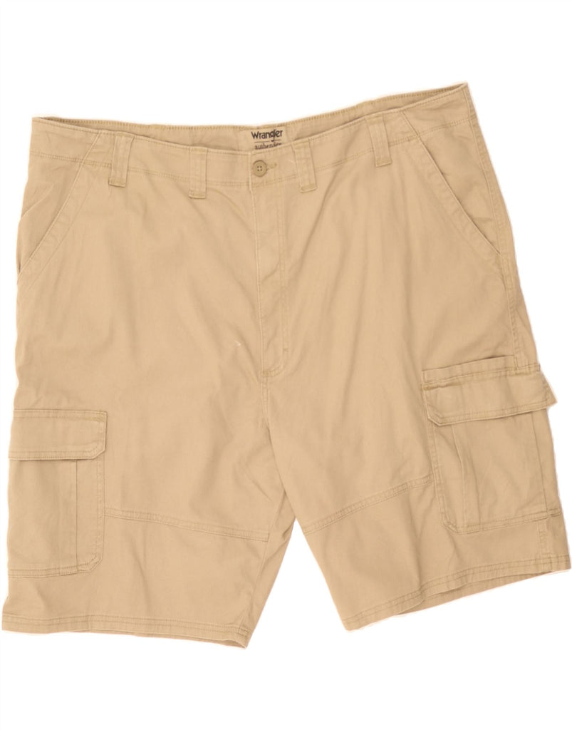 WRANGLER Mens Cargo Shorts W46 3XL Beige Cotton Vintage Wrangler and Second-Hand Wrangler from Messina Hembry 