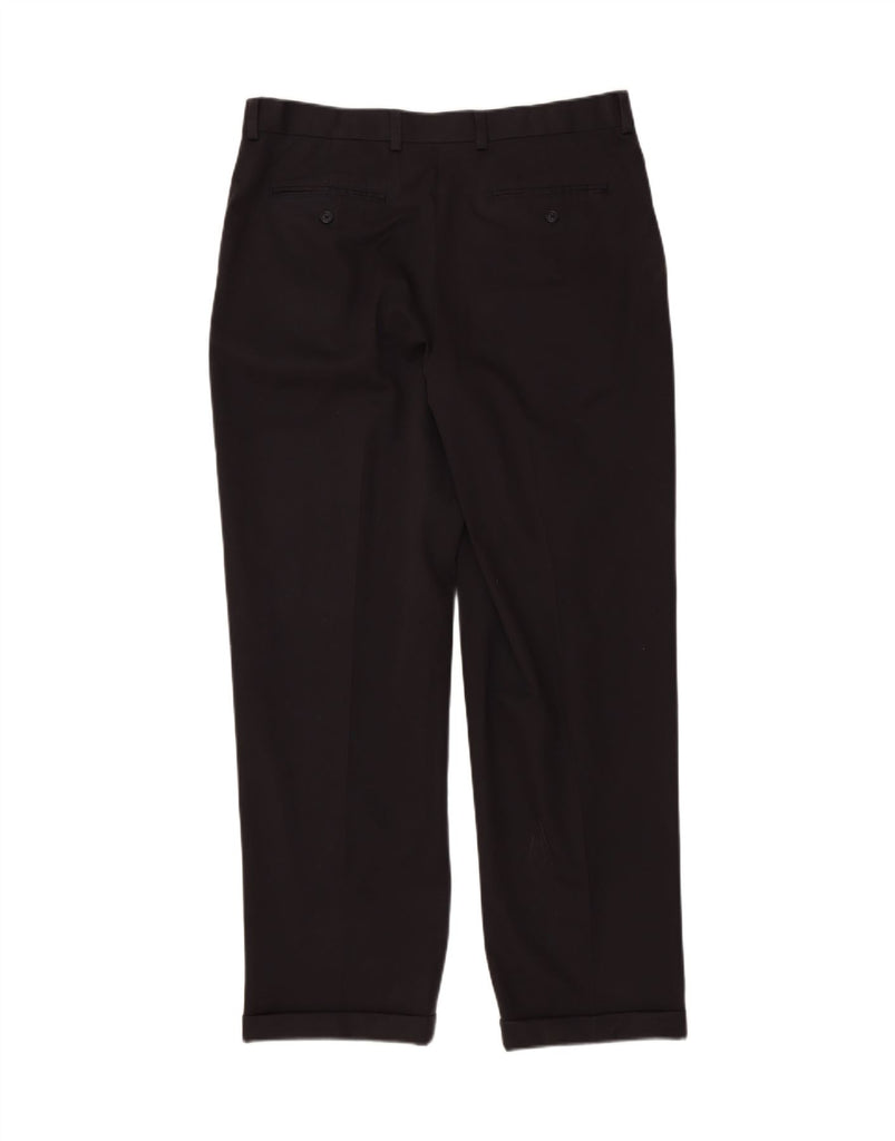 L.L.BEAN Mens Comfort Fit Pegged Chino Trousers W36 L30 Black Cotton Vintage L.L.Bean and Second-Hand L.L.Bean from Messina Hembry 