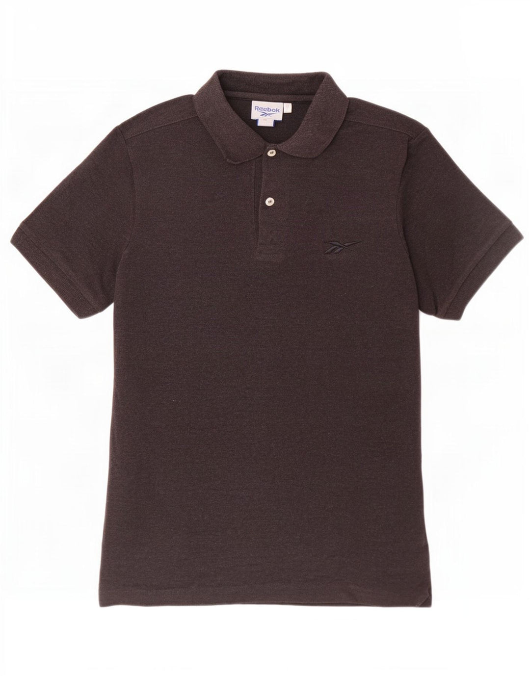 Reebok Mens Polo Shirt Small Brown Cotton