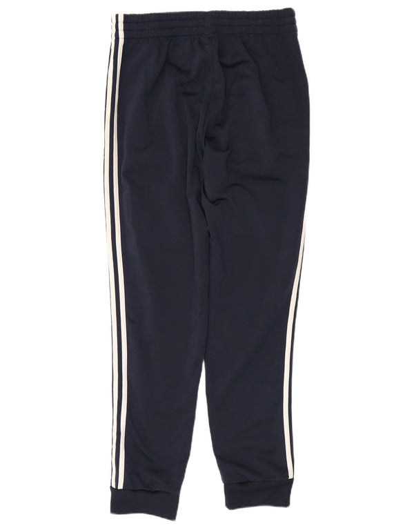 Adidas Mens Tracksuit Trousers Joggers Medium Navy Blue Polyester