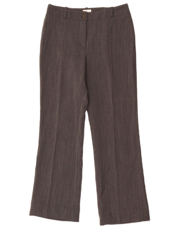 Max & Co. Womens Straight Casual Trousers UK 10 Small W28 L28 Grey