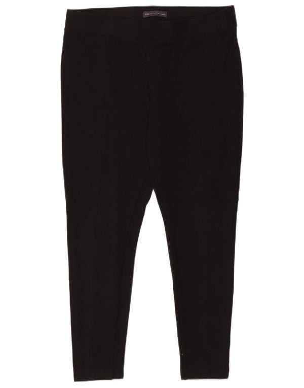 Marks & Spencer Womens Leggings UK 14 Large  Black