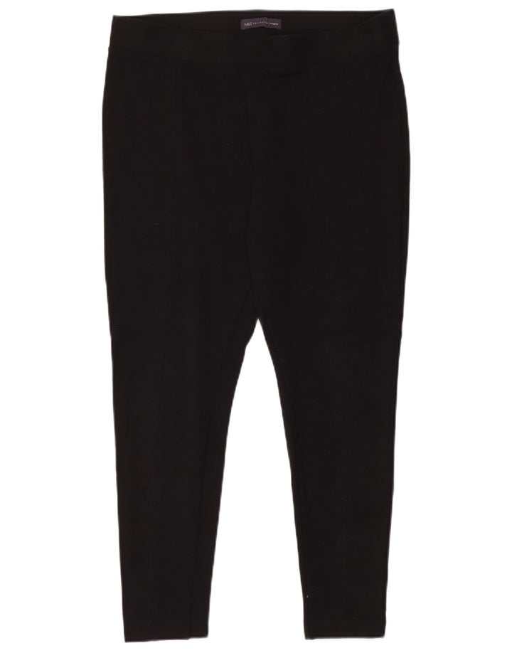 Marks & Spencer Womens Leggings UK 14 Large  Black