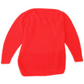 Vintage Mens Boat Neck Jumper Sweater UK 12 Medium Red