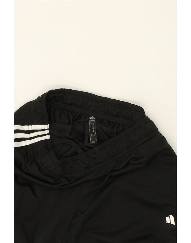 ADIDAS Womens Tracksuit Trousers Joggers Medium Black Polyester | Vintage Adidas | Thrift | Second-Hand Adidas | Used Clothing | Messina Hembry 