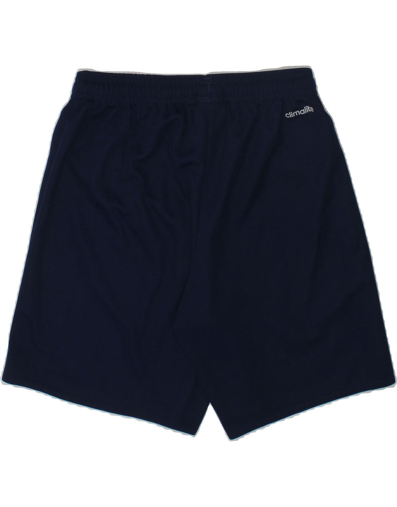 ADIDAS Boys Climalite Sport Shorts 9-10 Years Navy Blue Polyester | Vintage Adidas | Thrift | Second-Hand Adidas | Used Clothing | Messina Hembry 