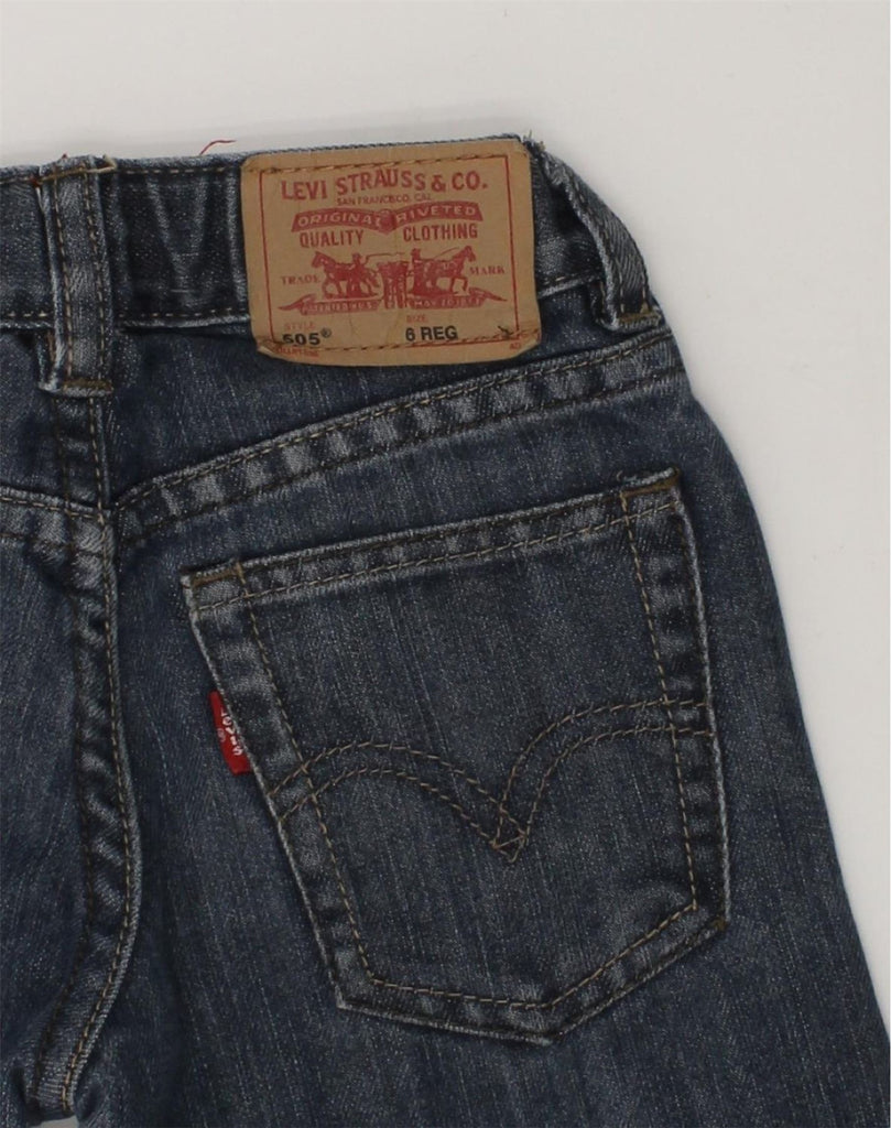 LEVI'S Girls 505 Loose Jeans 5-6 Years W20 L18  Blue Cotton | Vintage Levi's | Thrift | Second-Hand Levi's | Used Clothing | Messina Hembry 