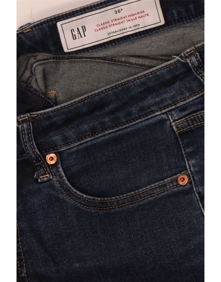 Gap Womens Classic Fit High Rise Straight Jeans W30 L26 Blue