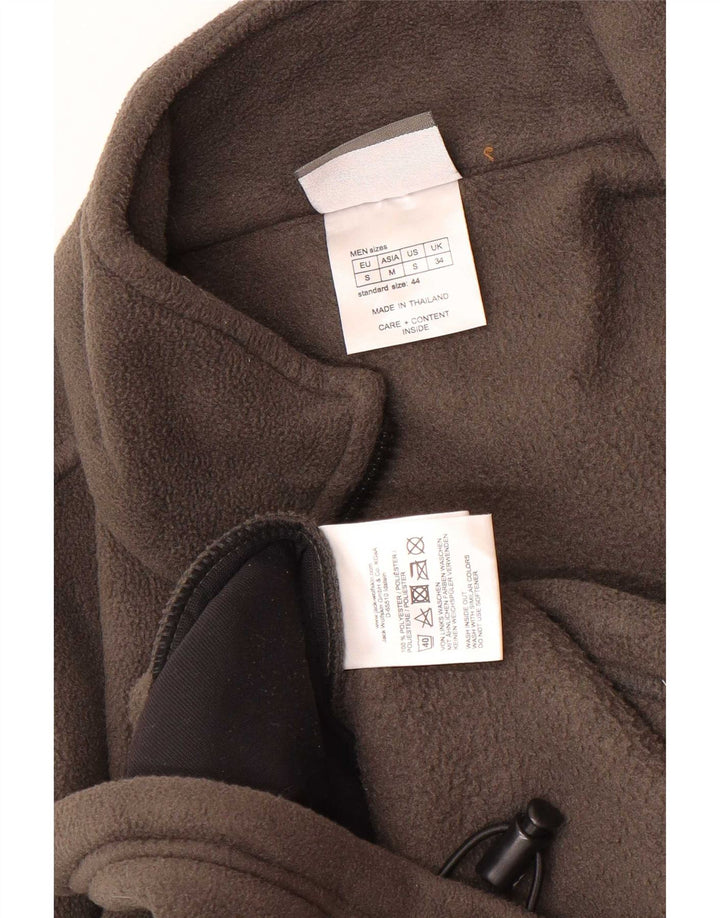 Jack Wolfskin Mens Liner Fleece Jacket UK 34 Small Grey Polyester