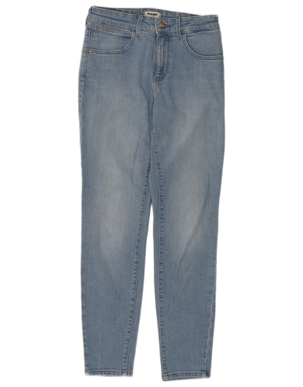 Wrangler Womens Skinny Jeans W26 L30 Blue Cotton