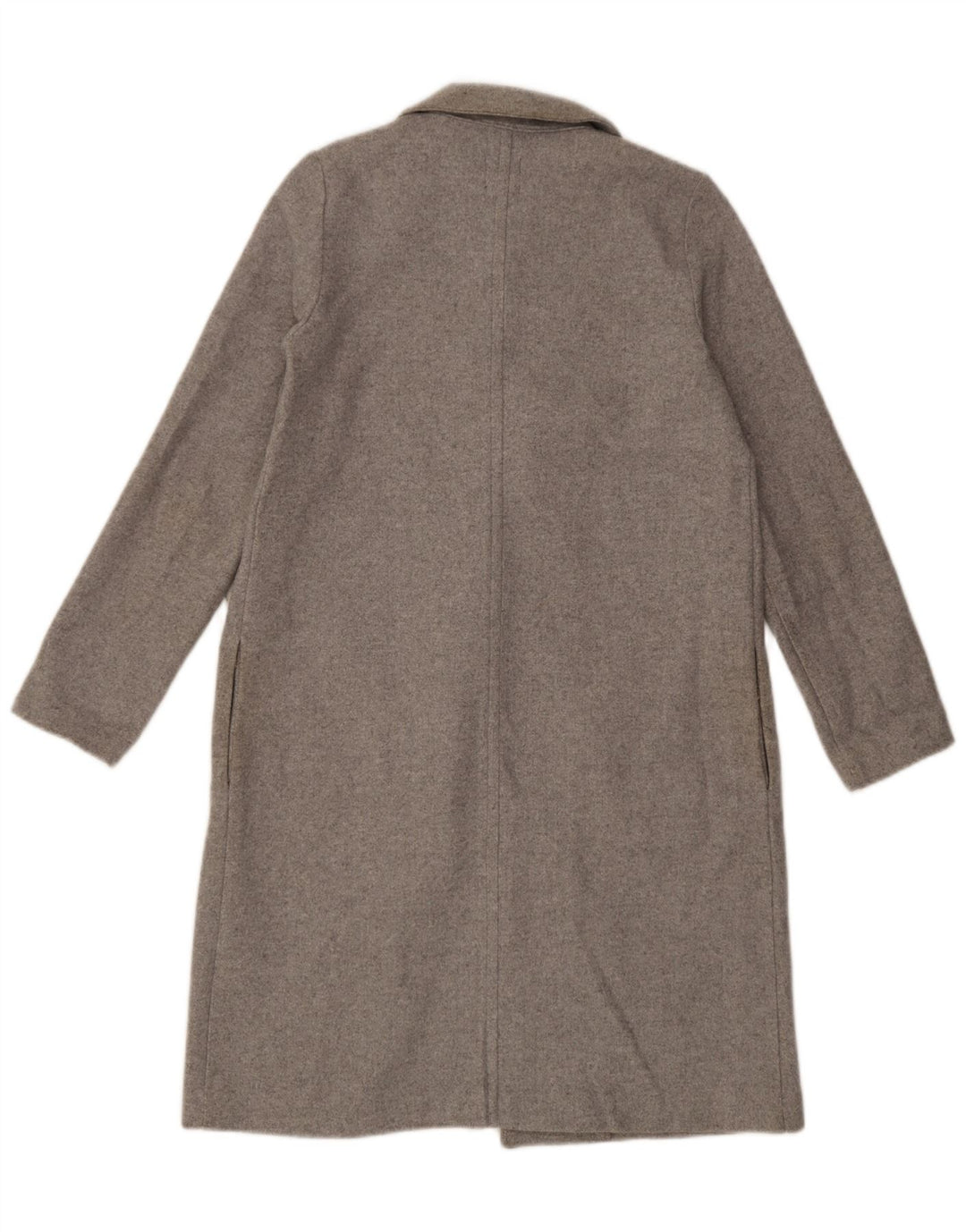 Zara Womens Overcoat UK 10 Small Grey Polyester
