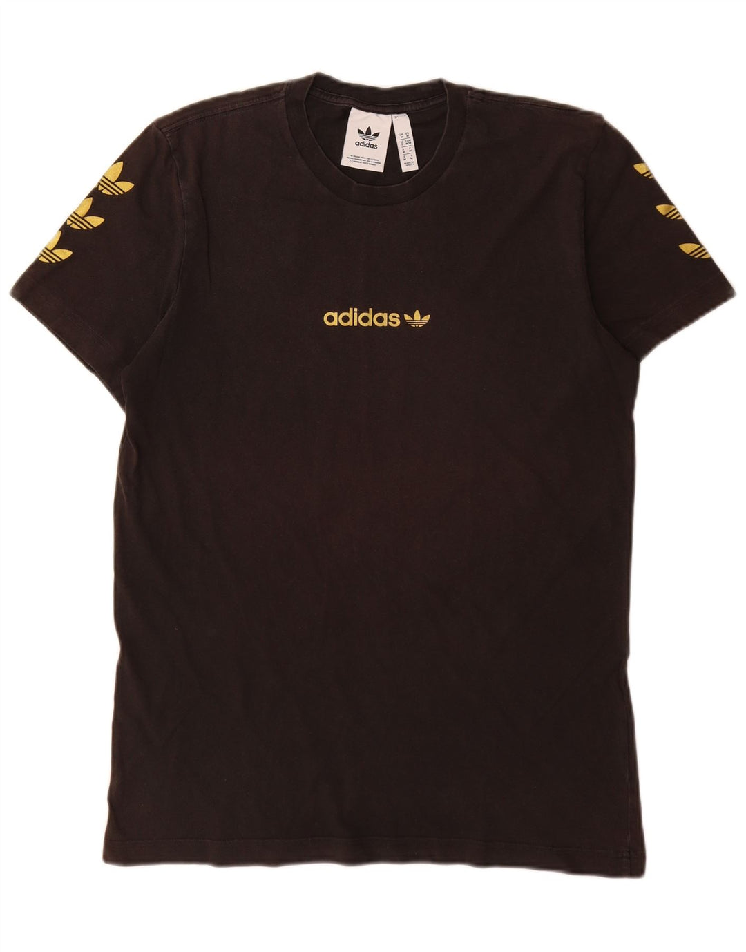 Adidas Mens Graphic T-Shirt Top Medium Black