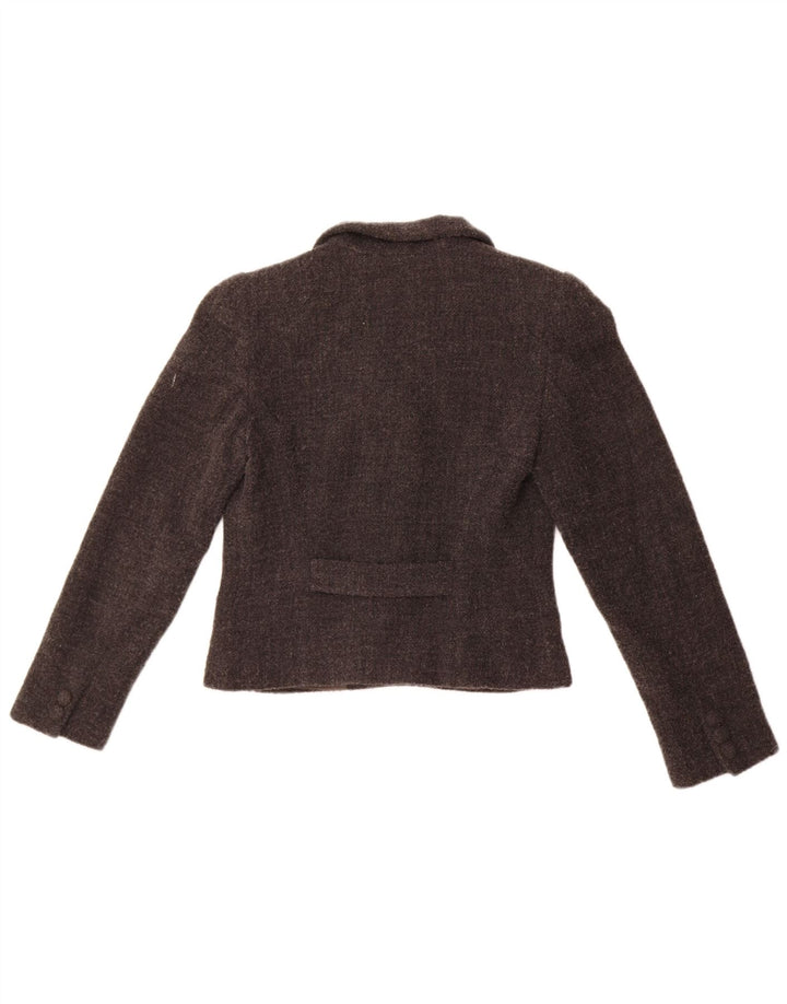 Max & Co. Womens 5 Button Blazer Jacket UK 12 Medium Grey Wool