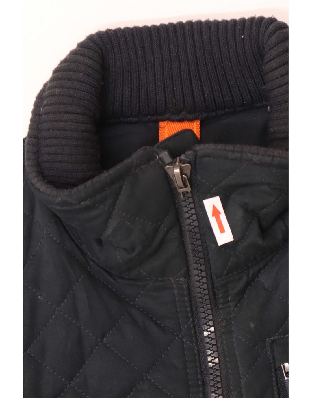 Superdry Mens Quilted Jacket UK 36 Small Green Polyester