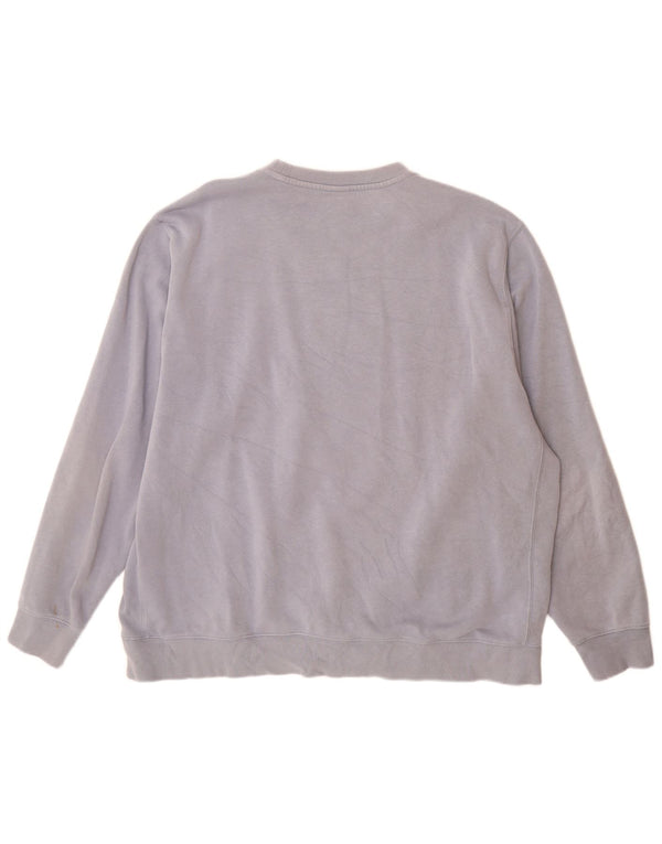 Nike Mens Hoodie Jumper 2XL Grey Cotton