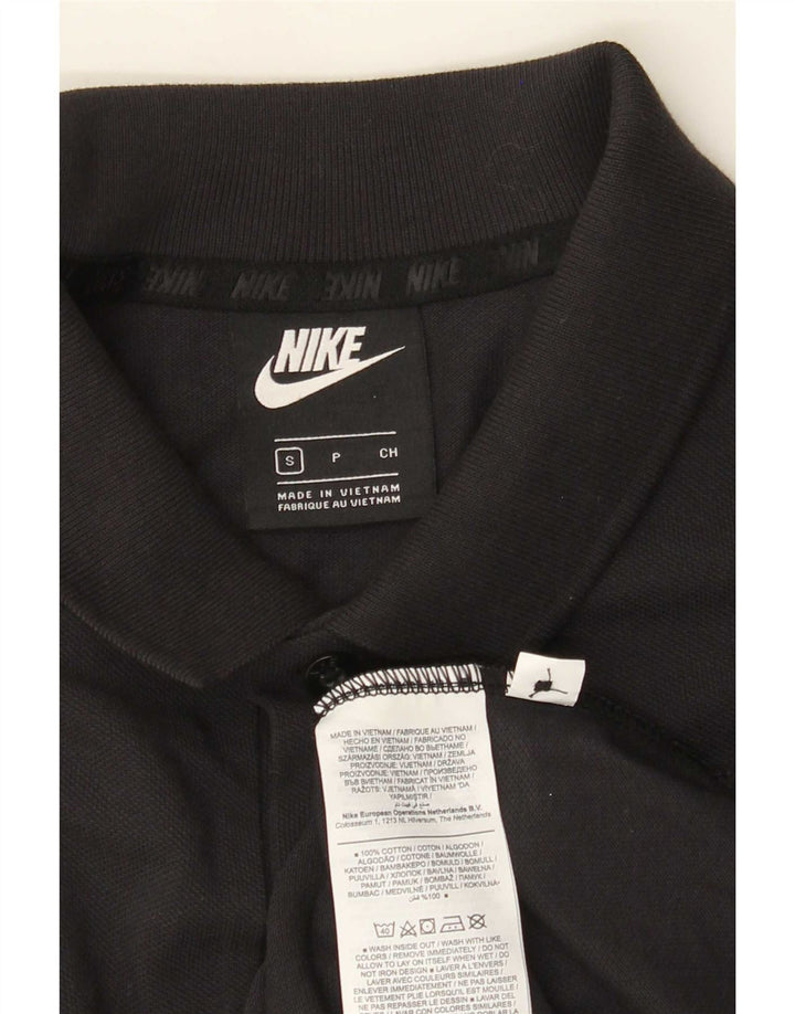 Nike Mens Polo Shirt Small Black Cotton
